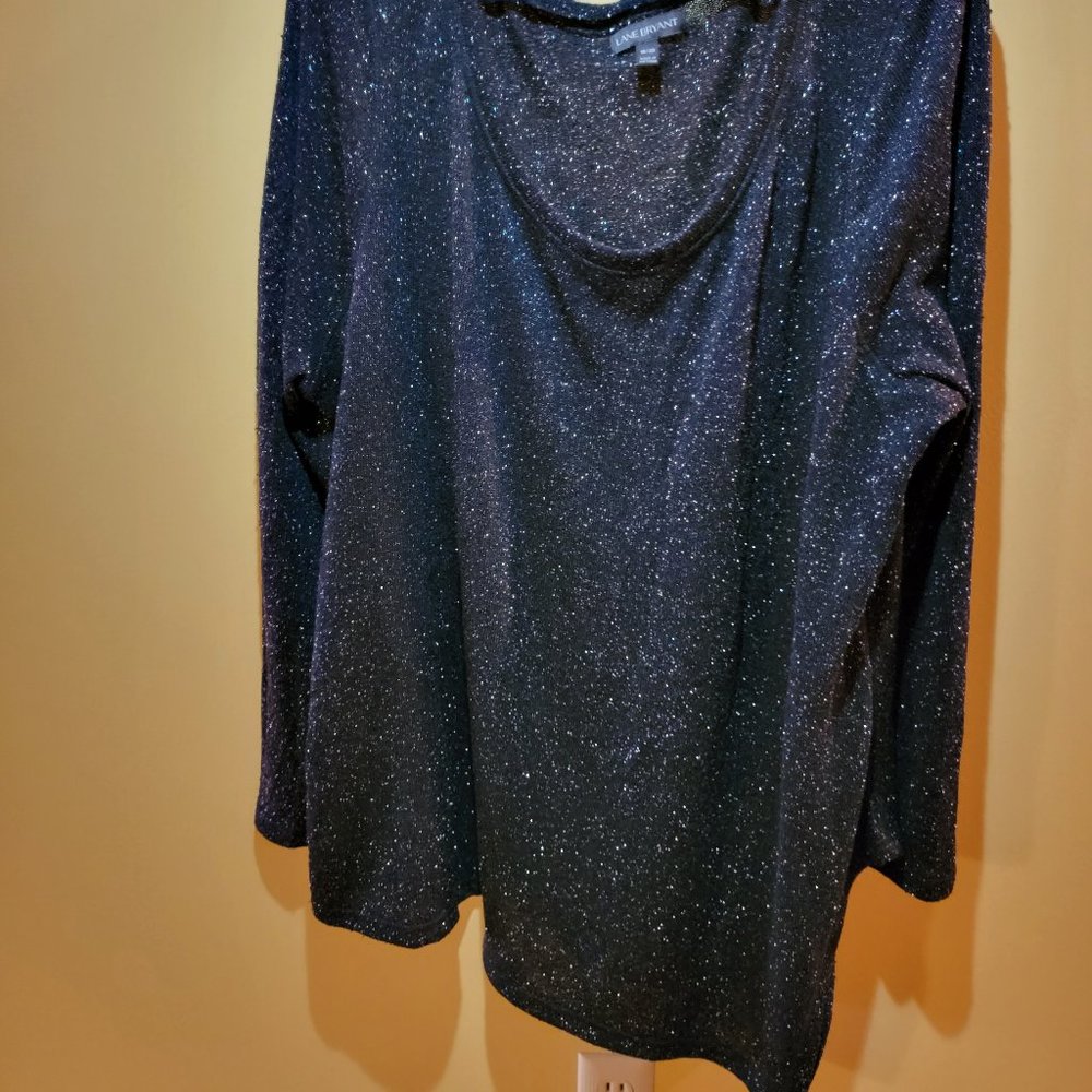 Black sparkle top